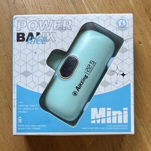 Mint Green Mini Power Bank